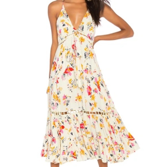 Free people floral maxi dress XS - Picture 5 of 8